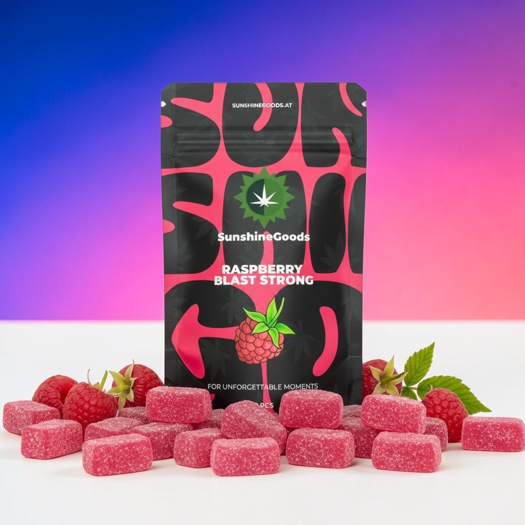 SunshineGoods Hemp Pebbles Strong Raspberry