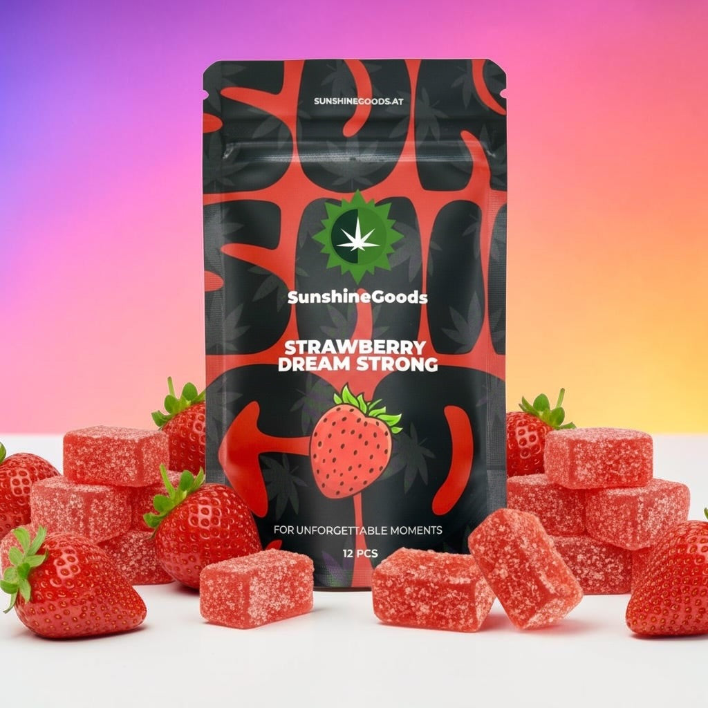 SunshineGoods Hemp Pebbles Strong Strawberry