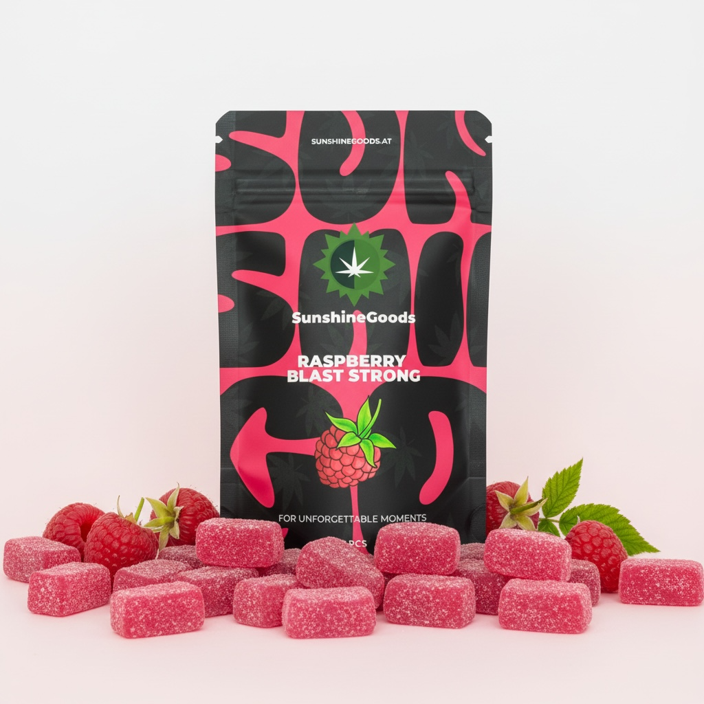 SunshineGoods Hemp Pebbles Strong Raspberry