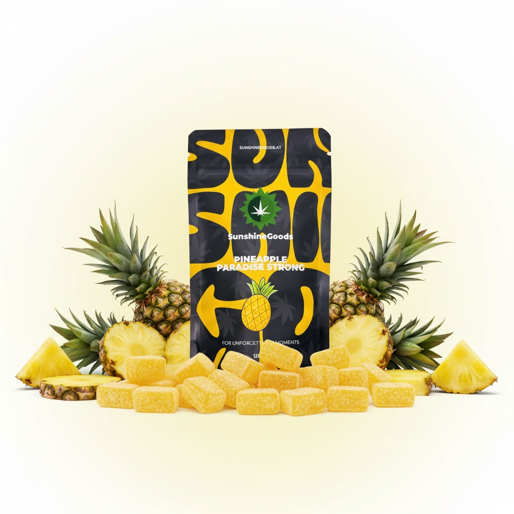SunshineGoods Hemp Pebbles Strong Pineapple